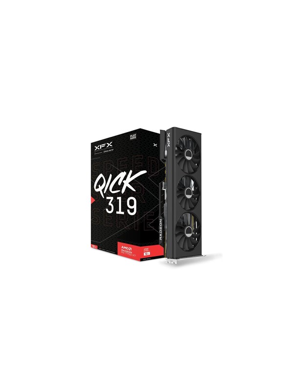 Xfx Radeon 7700 Black 12gb Gddr6 Ram Grafikkort - Xfx Amd  - 840191502453