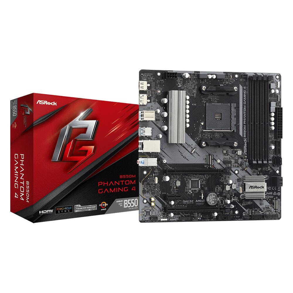 Motherboard Asrock B550m Phantom Gaming 4 Amd B550 Amd Amd Am4 - Amd  - 4710483932755