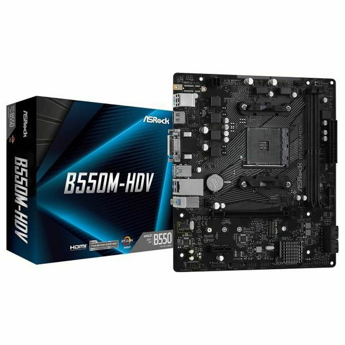 Motherboard Asrock B550m Hdv Amd Am4 Amd B550 - Amd  - 4710483931635