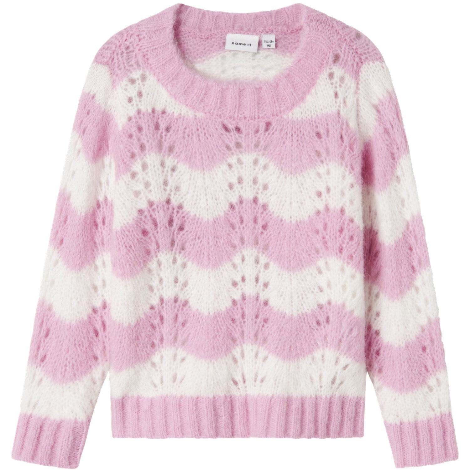 Pink Name Frosting Damilla Strik Str 116 - Name It Intel  - 5715714859091