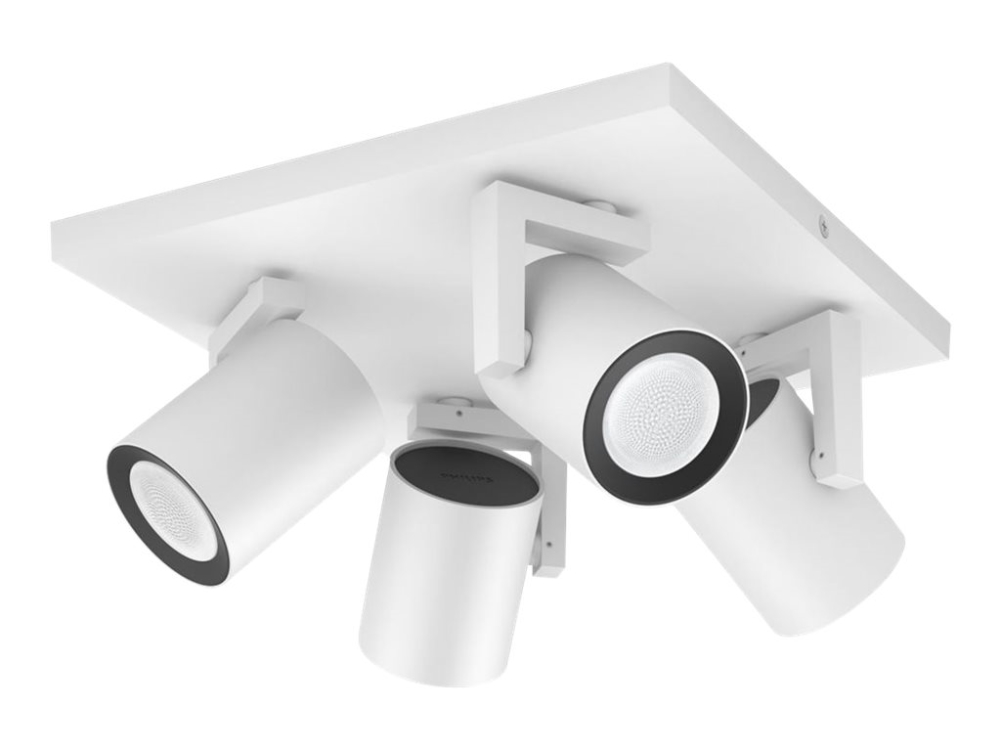 Hvid Philips Hue White And Color Ambiance Argenta Spotlys Led Spot Lyspære Gu10 Total: Klasse Millioner Farver - Philips Intel  - 8718696171608