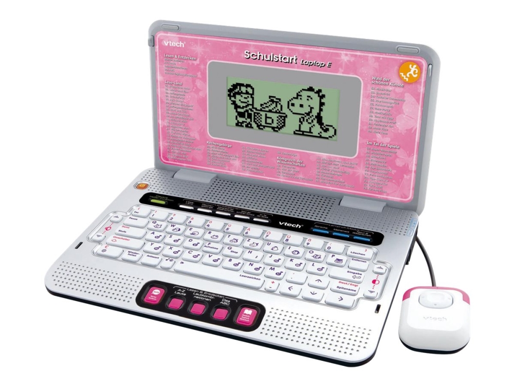 Pink Vtech Aktion Intelligenz Schulstart Laptop Personligt Indlæringsværktøj - Vtech Intel  - 3417761097946