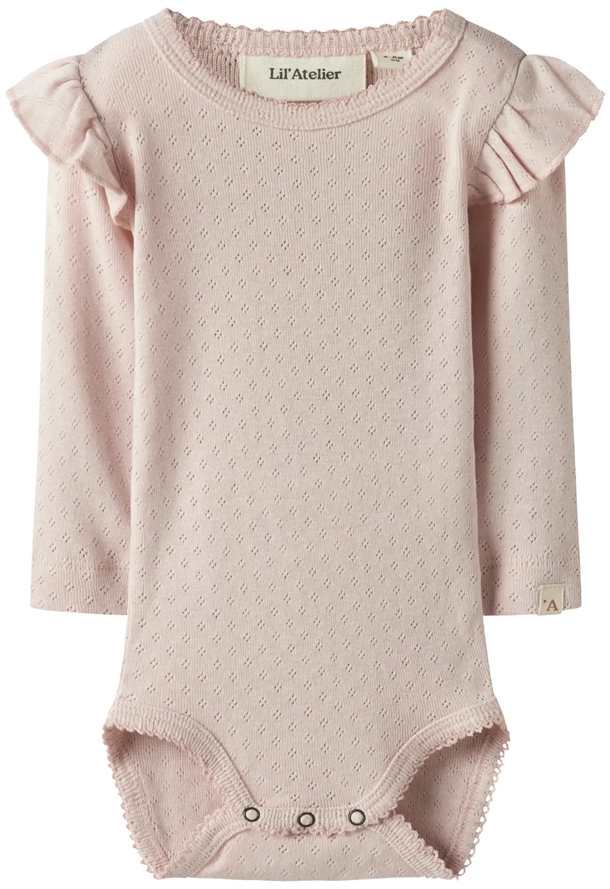 Lil Atelier Body Nbfrachel Nin Pointelle Peach Whip - Lil Atelier Intel