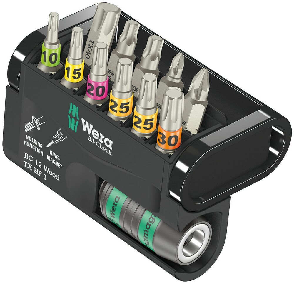 Wera Bitssæt Bit Check Wood Dele - Wera Intel  - 4013288226204